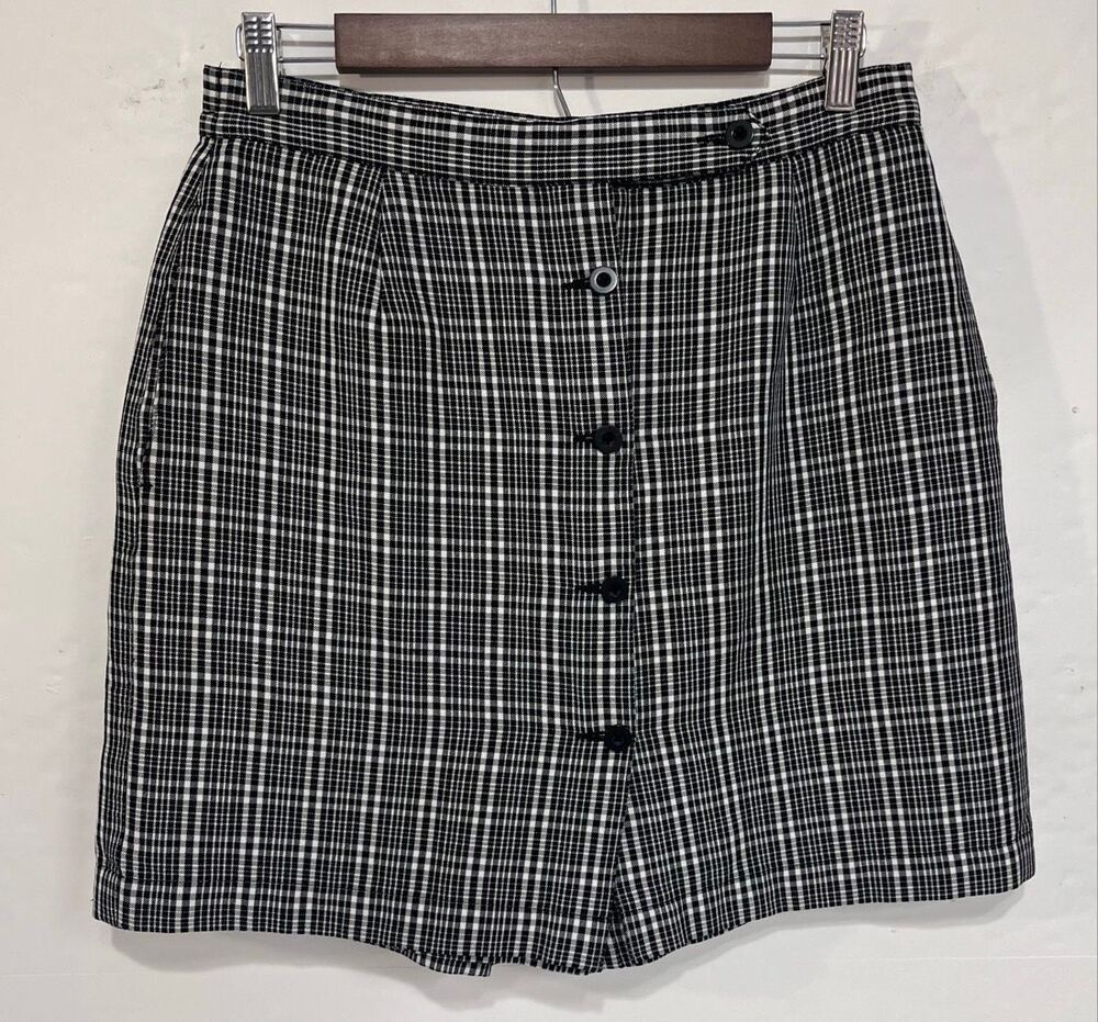 Lizgolf By Liz Claiborne Black And White Skort Size 8